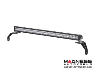 Jeep Gladiator Windshield Lightbar w/ Brackets - Carbide Black Powder Coat - 50"